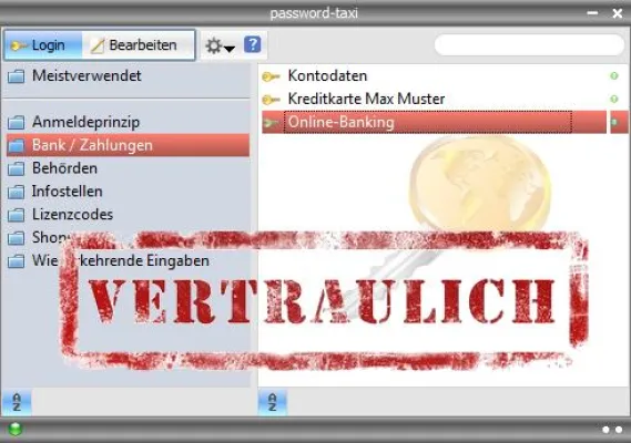 Bild: Sicherheitsschlüssel für Passworte - geprüft und bestätigt