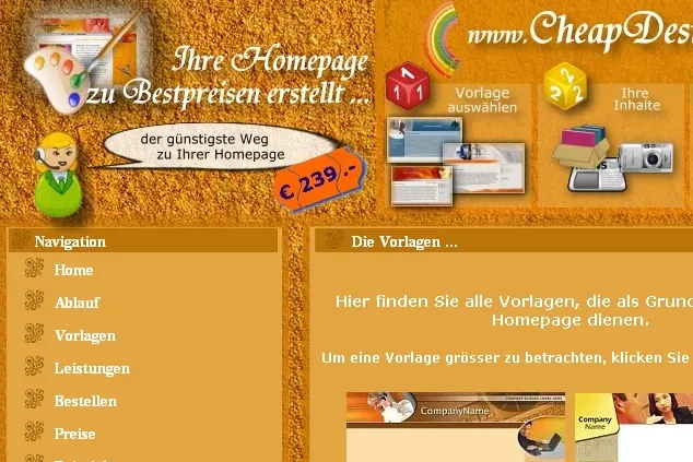 Bild: Der günstige Weg zur eigenen Homepage
