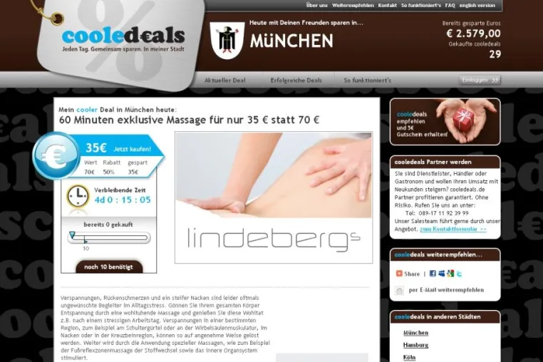 Bild: Wenn das kein cooler Deal ist? Gemeinsam sparen in meiner Stadt