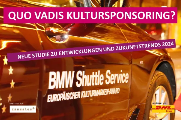 Bild: Quo vadis Kultursponsoring 2024? Neue Studie zum kostenfreien Download