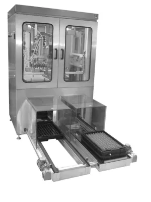 Palettierer SPEED-Line für den geordneten Materialfluss auf der Fachpack und der Motek 2007 Bild: Palettierer SPEED-Line für den geordneten Materialfluss auf der Fachpack und der Motek 2007