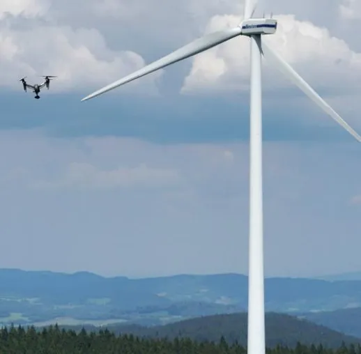 Bild: Aero Enterprise startet Partnermodell für die luftgestützte Inspektion von Windkraftanlagen