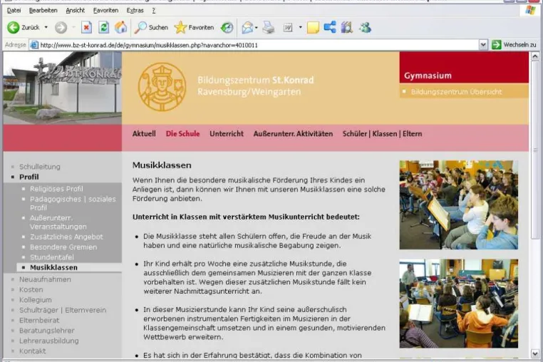Bild: Eltern & Schüler zufrieden: Bildungszentrum St. Konrad setzt auf Weblication CMS