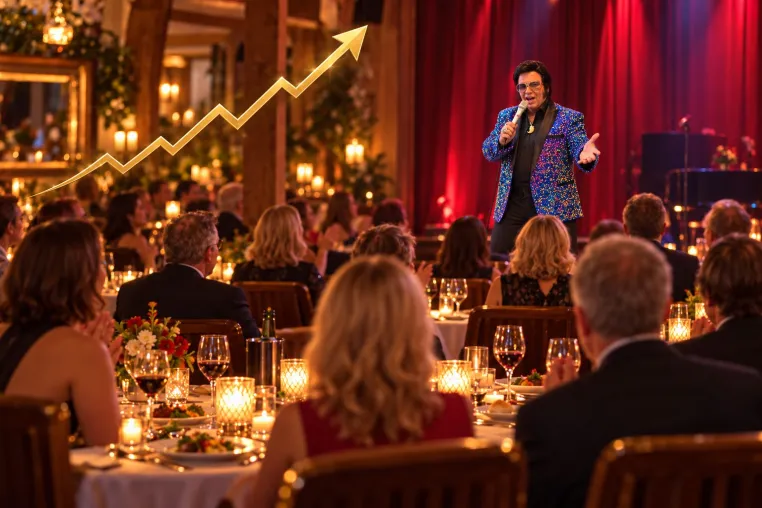 Bild: Leere Tische bringen keinen Umsatz: Warum nicht Dinner mit Show servieren?
