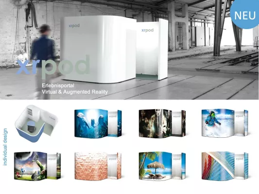 Bild: Virtual Reality: „xrpod“ Erlebnisportal für Virtual und Augmented Reality - neu und einmalig