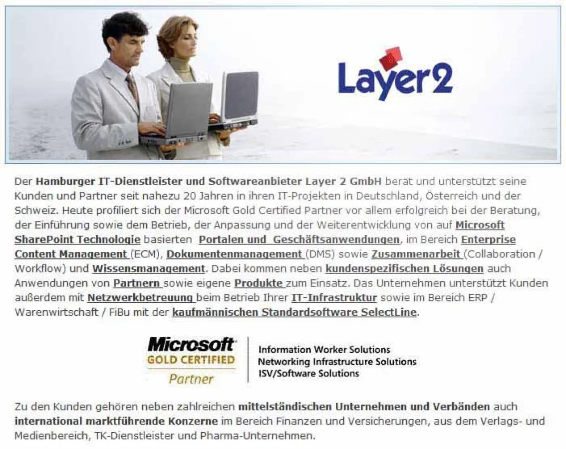 Layer2 - Die SharePoint Experten aus Hamburg