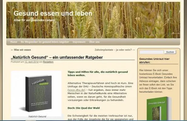 Bild: Natürlich gesund - die besten Tipps