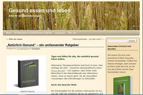 Bild: Natürlich gesund - die besten Tipps