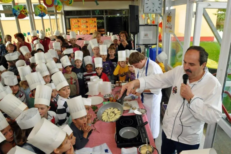 Bild: Schul-Essen leicht und lecker: Relais & Châteaux Deutschland unterstützt Schulprojekt