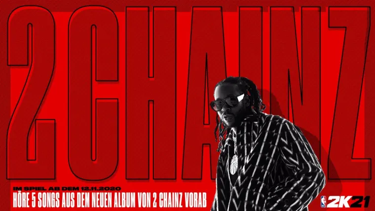 NBA 2K21 bringt neue Tracks aus dem bevorstehenden Album So Help Me God von 2 Chainz Bild: NBA 2K21 bringt neue Tracks aus dem bevorstehenden Album So Help Me God von 2 Chainz