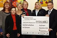 Bild: Kreissparkasse fördert ausgewählte Projekte schulischer Suchtvorbeugung im Landkreis