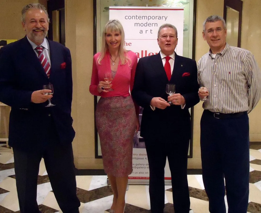 Mag. RAYMUND GRADT,  CORINNA STEINER, GM PETER KIRSCHNER, GM PETER HIERZI (v.l.n.r.)