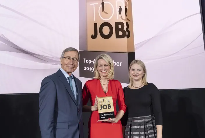 Bild: TOP JOB Auszeichnung – Mit Spaß an Beratung auf Platz 3