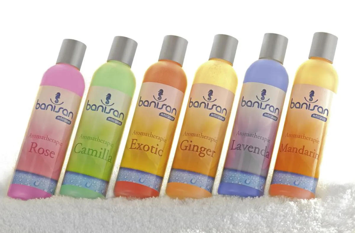 Die neue Aromatherapie von Banisan ist in sechs Aromen erhältlich und für den Einsatz im Whirlpool geeignet.