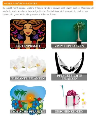 pflanzenbringer.de veröffentlicht Bedürfnis-Finder als Navigationshilfe für Pflanzenkäufer Bild: pflanzenbringer.de veröffentlicht Bedürfnis-Finder als Navigationshilfe für Pflanzenkäufer