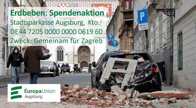 Bild: Spendenaktion zur doppelten Krise in Kroatien