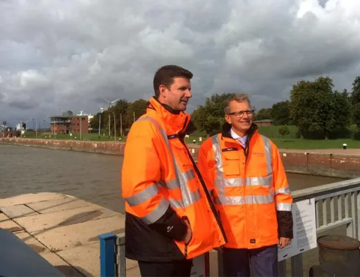 Bild: Entwicklungen im Hafen Emden