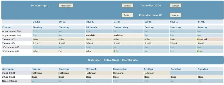 Bild: Lumensoft Zimmerverwaltung - Neue Branchensoftware für Hotels und Pensionen jetzt Online verfügbar