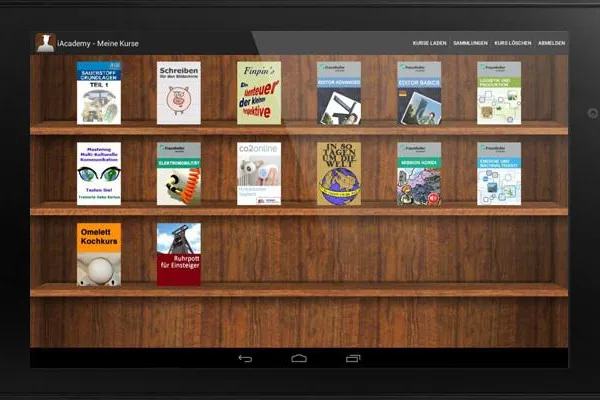 Bild: Mobile Weiterbildung für Tablets: Vollversion der »iAcademy« ab sofort auch für Android-Geräte verfügbar