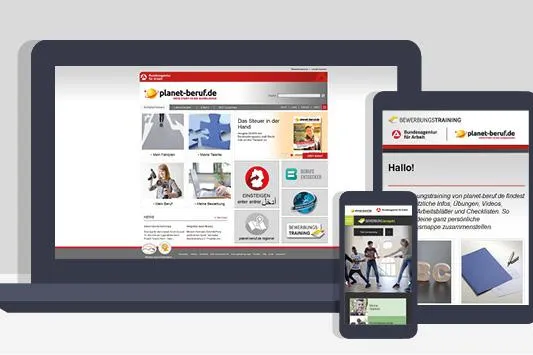 Bild: planet-beruf.de macht mobil: neue Optik und Inhalte – auch für junge Geflüchtete
