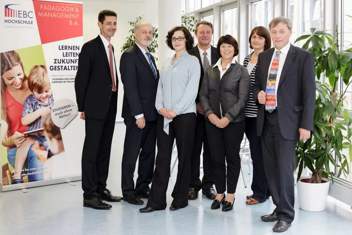 Die Verantwortlichen für den Studiengang Pädagogik und Management (Foto: EBC Hochschule).