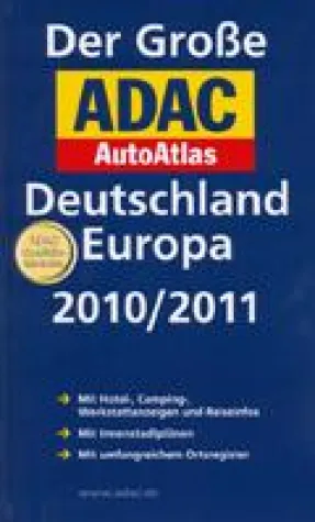 Der Große ADAC AutoAtlas Deutschland Europa für 2010/2011 ist da Bild: Der Große ADAC AutoAtlas Deutschland Europa für 2010/2011 ist da