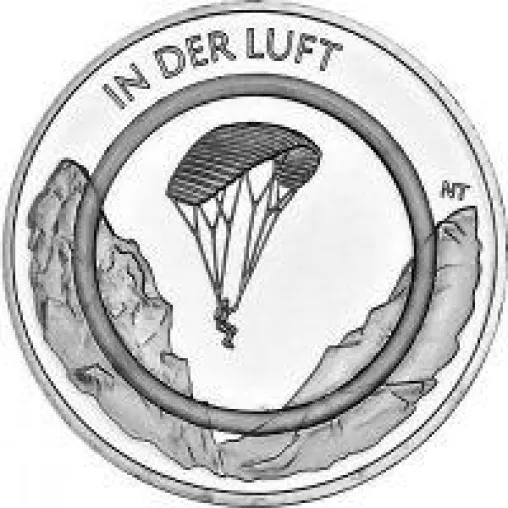 Verkauf der neuen 10 Euro Sondermünze mit Polymerring "In der Luft" gestartet Bild: Verkauf der neuen 10 Euro Sondermünze mit Polymerring "In der Luft" gestartet
