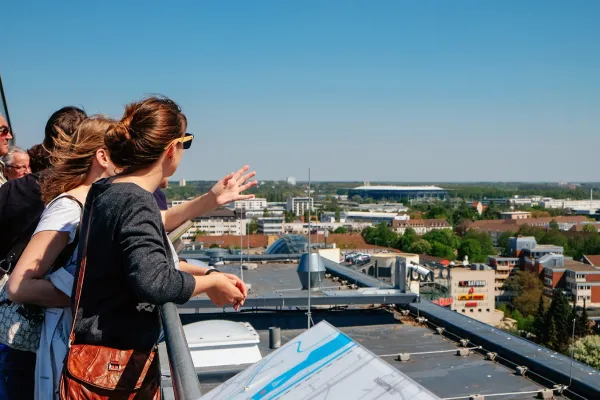 Bild: Rathausdachführung im Mai 2026
