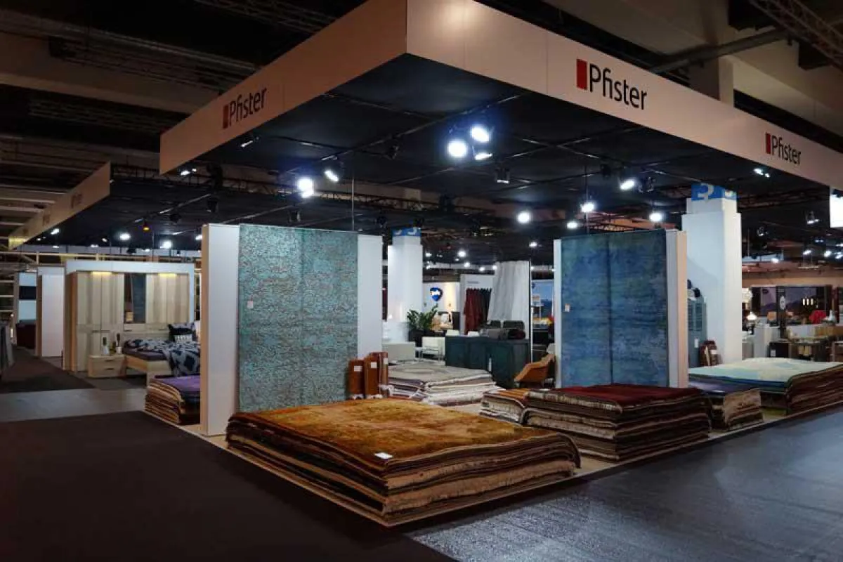 Messestand von Möbel Pfister (Foto: Möbel PFISTER, frei zur Veröffentlichung bei Namensnennung)