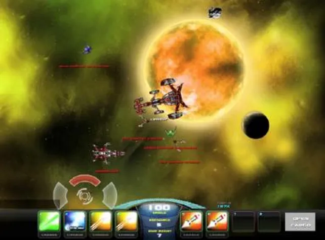 Bild: Start des Weltraum-Spiels “Outer Galaxies”