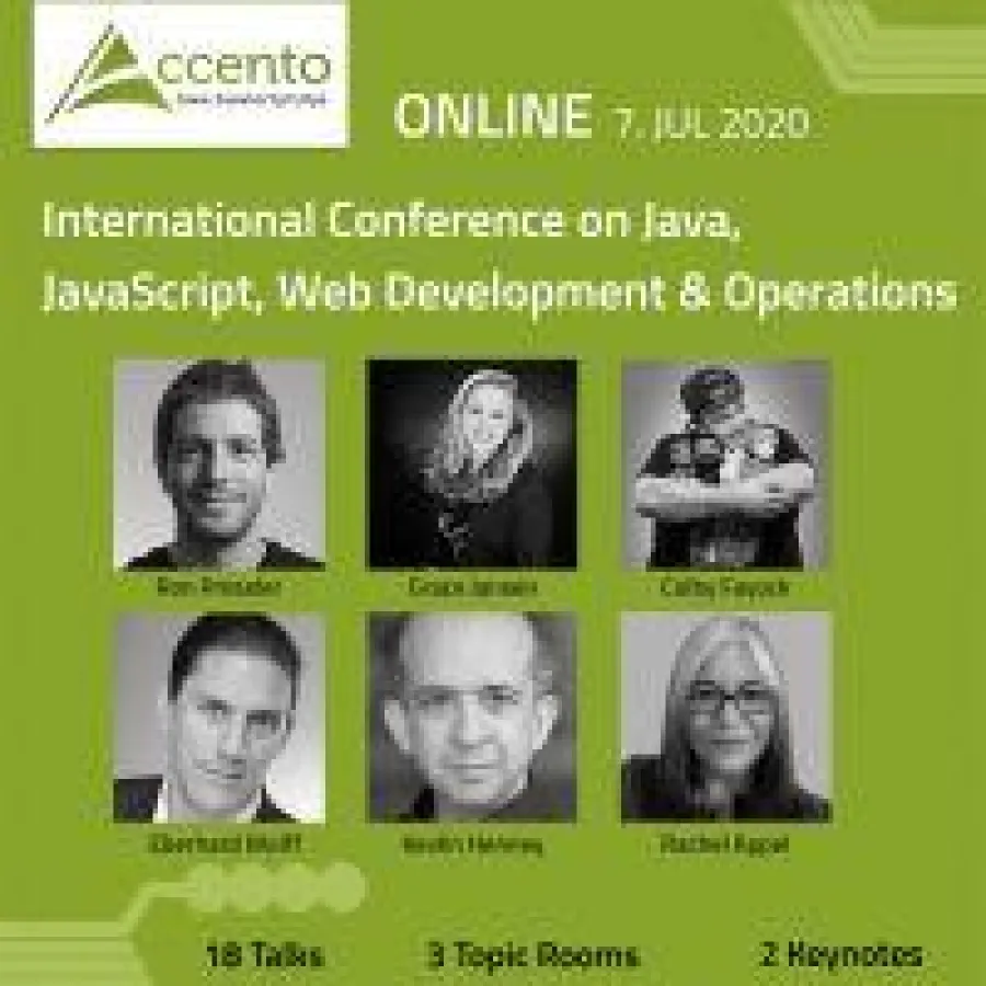 Bei der virtuellen Entwicklerkonferenz Accento Digital stehen 18 hochkarätige Speaker auf dem Programm