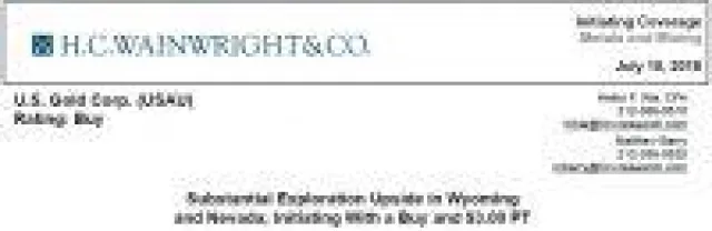 Bild: U.S. Gold Corp. - Kaufempfehlung mit Verdopplungspotenzial