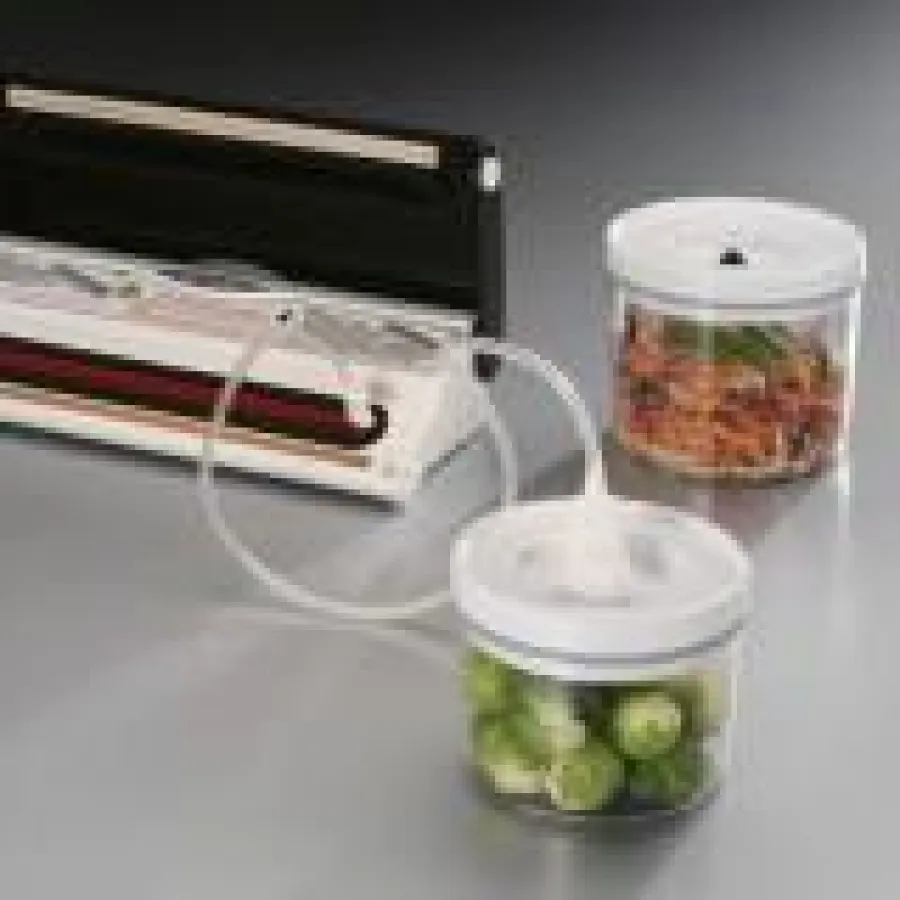 Folienschweissgerät und Vakuum-Behälter