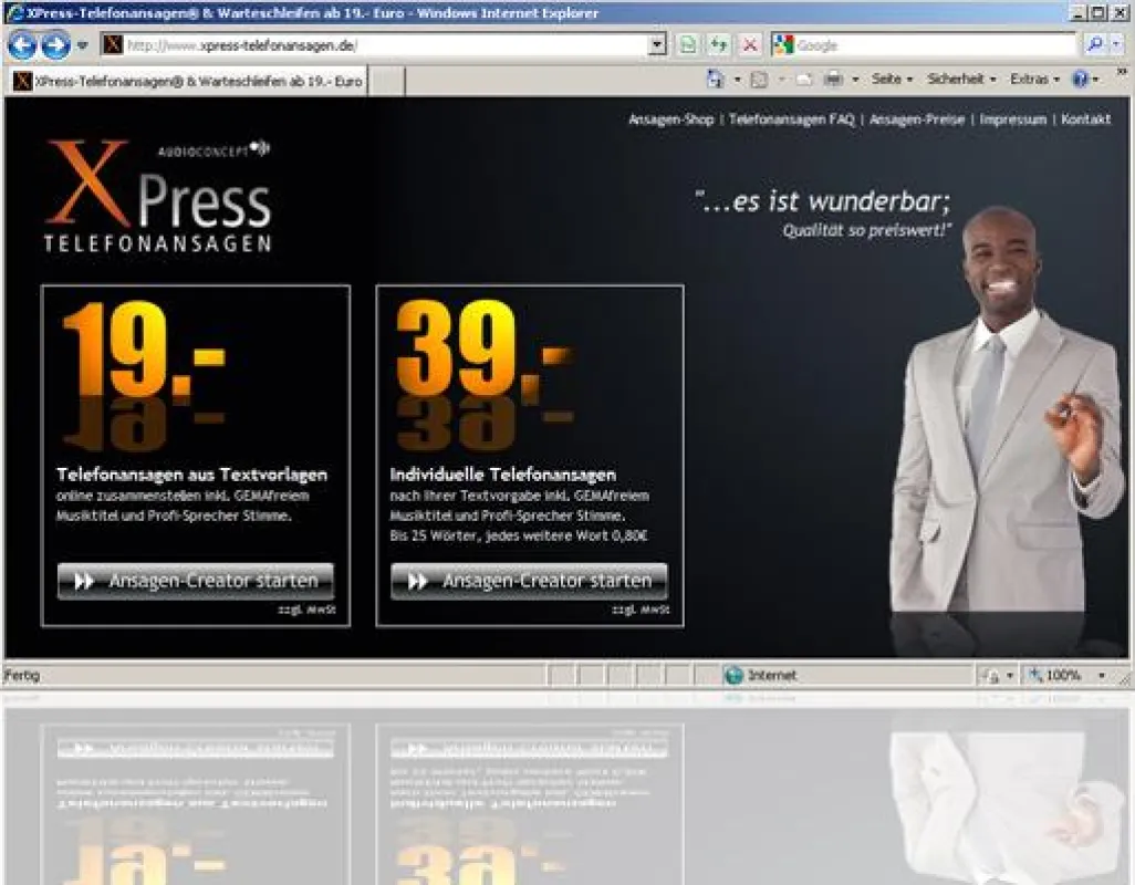 XPress Telefonansagen