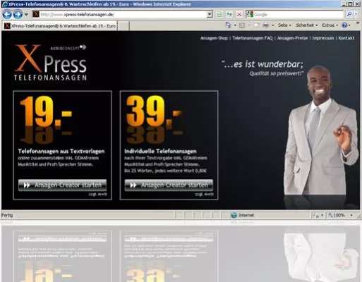 AudioConcept startet Online-Tonstudio für Telefonansagen Bild: AudioConcept startet Online-Tonstudio für Telefonansagen