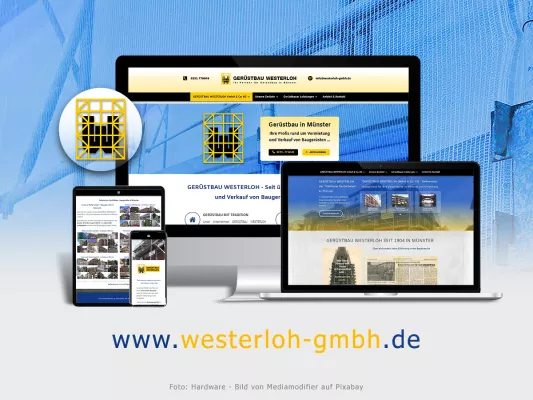 Bild: GERÜSTBAU WESTERLOH GmbH & Co. KG in Münster startet Webrelaunch unter www.westerloh-gmbh.de