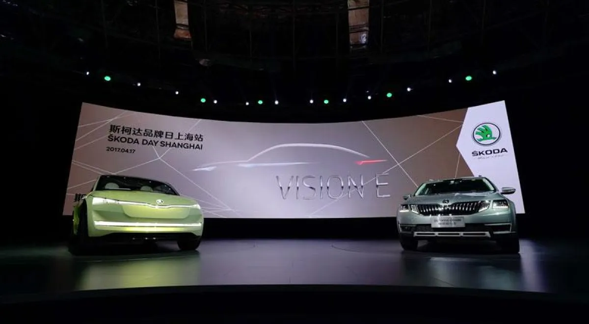 ŠKODA VISION E im Rahmen des ŠKODA DAY SHANGHAI (Foto: ŠKODA)