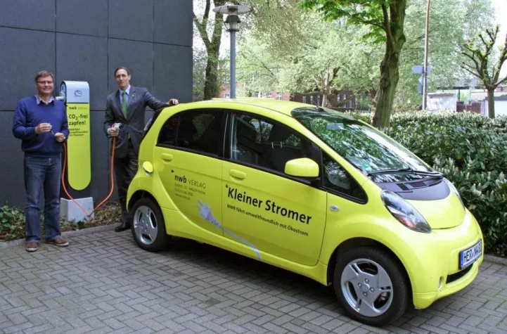 Bild: Die Umwelt dankt: NWB mit Elektroauto im Fuhrpark