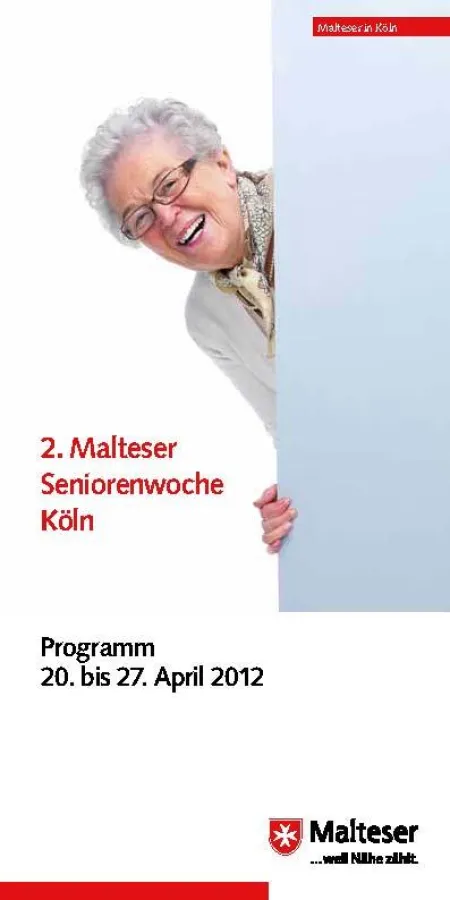 Über 50 Veranstaltungen rund um das Leben im Alter: Programm der Malteser Seniorenwoche Köln