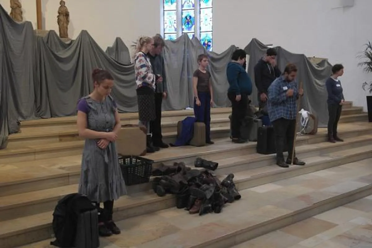 Die Theatergruppe des Sonderpädagogischen Bildungs- und Beratungszentrums (SBBZ) Don-Bosco-Schule