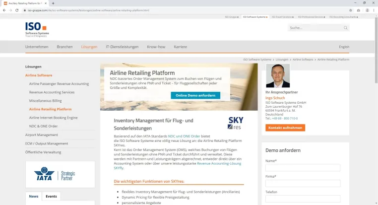 IATA zertifiziert ISO Software Systeme als NDC Capable Level 4 Bild: IATA zertifiziert ISO Software Systeme als NDC Capable Level 4