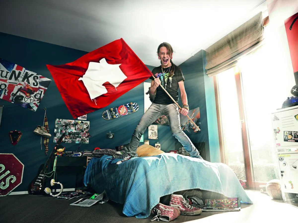 Freiheit, Gleichheit und mit 28 ins eigene Zuhause: Junge Menschen können die kleine ?Wohn-Revolution? schaffen, wenn sie früh genug anfangen, für das große Wunschziel zu sparen. Quelle: LBS