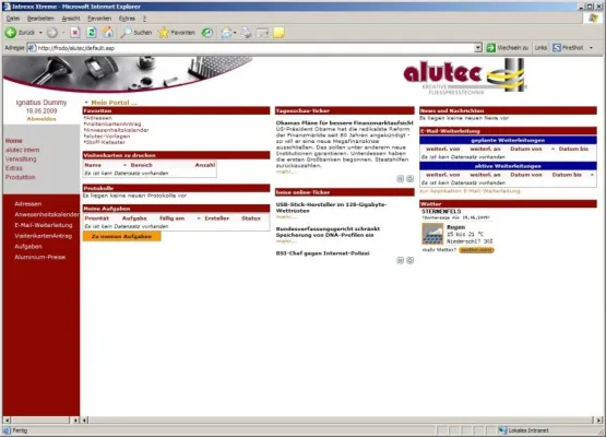 Bild: BestPractice-IT Award 2009 - alutec Metallwaren zeigt mit Intranet-Projekt neue Möglichkeiten auf