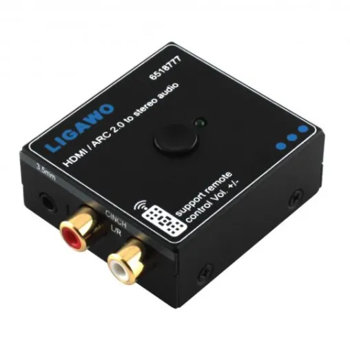 Klein aber oho: der neue HDMI ARC 2.0 Audio Exractor von Ligawo Bild: Klein aber oho: der neue HDMI ARC 2.0 Audio Exractor von Ligawo