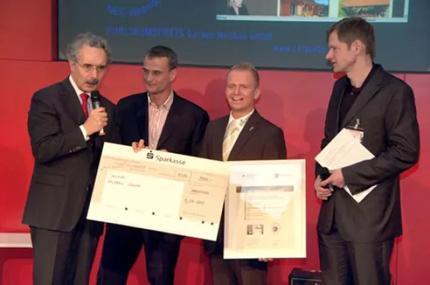 Bild: NEG Website Award auf der Cebit 2008