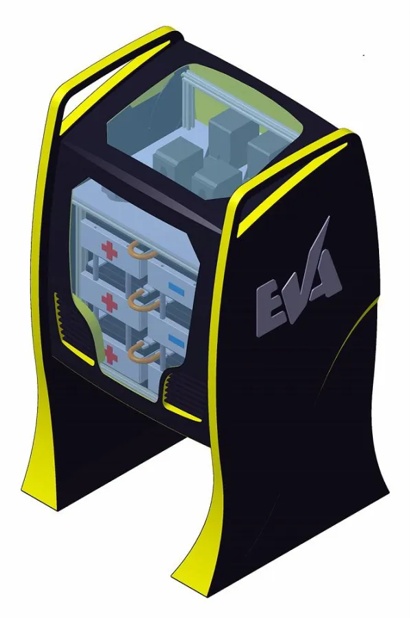 Stationäre Speichereinheit EVA (Zeichnung: EVA Fahrzeugtechnik GmbH)