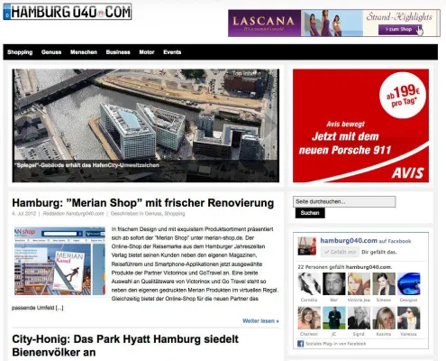 Bild: Offizieller Launch vom regionalen Online-Magazin hamburg040.com