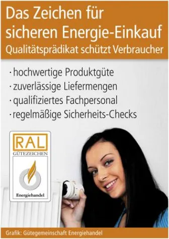 Das Zeichen für sicheren Energie-Einkauf Bild: Das Zeichen für sicheren Energie-Einkauf