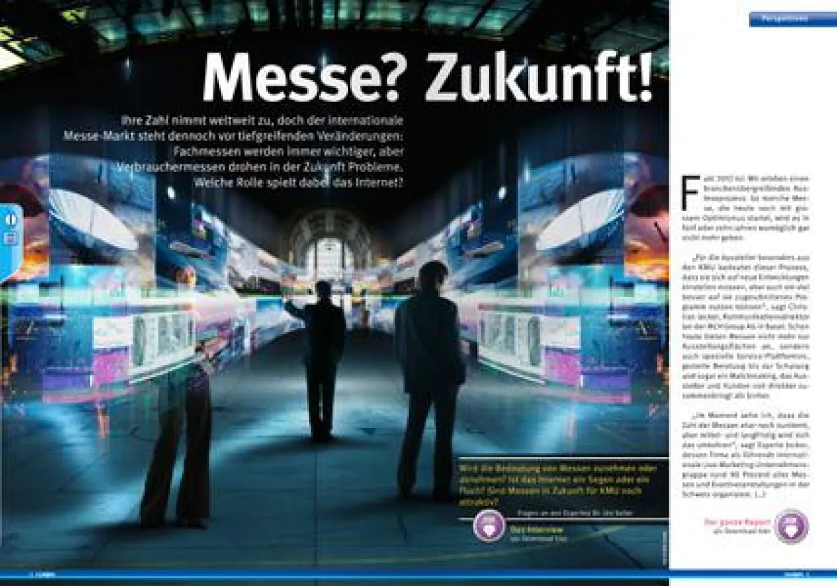 Fachmessen werden in Zukunft immer wichtiger