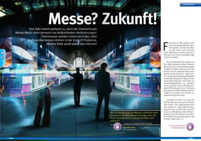 Bild: Internet-Plattform versus Messe: Upd@te im Gespräch mit Christian Jecker, Kommunikationschef der MCH Group AG